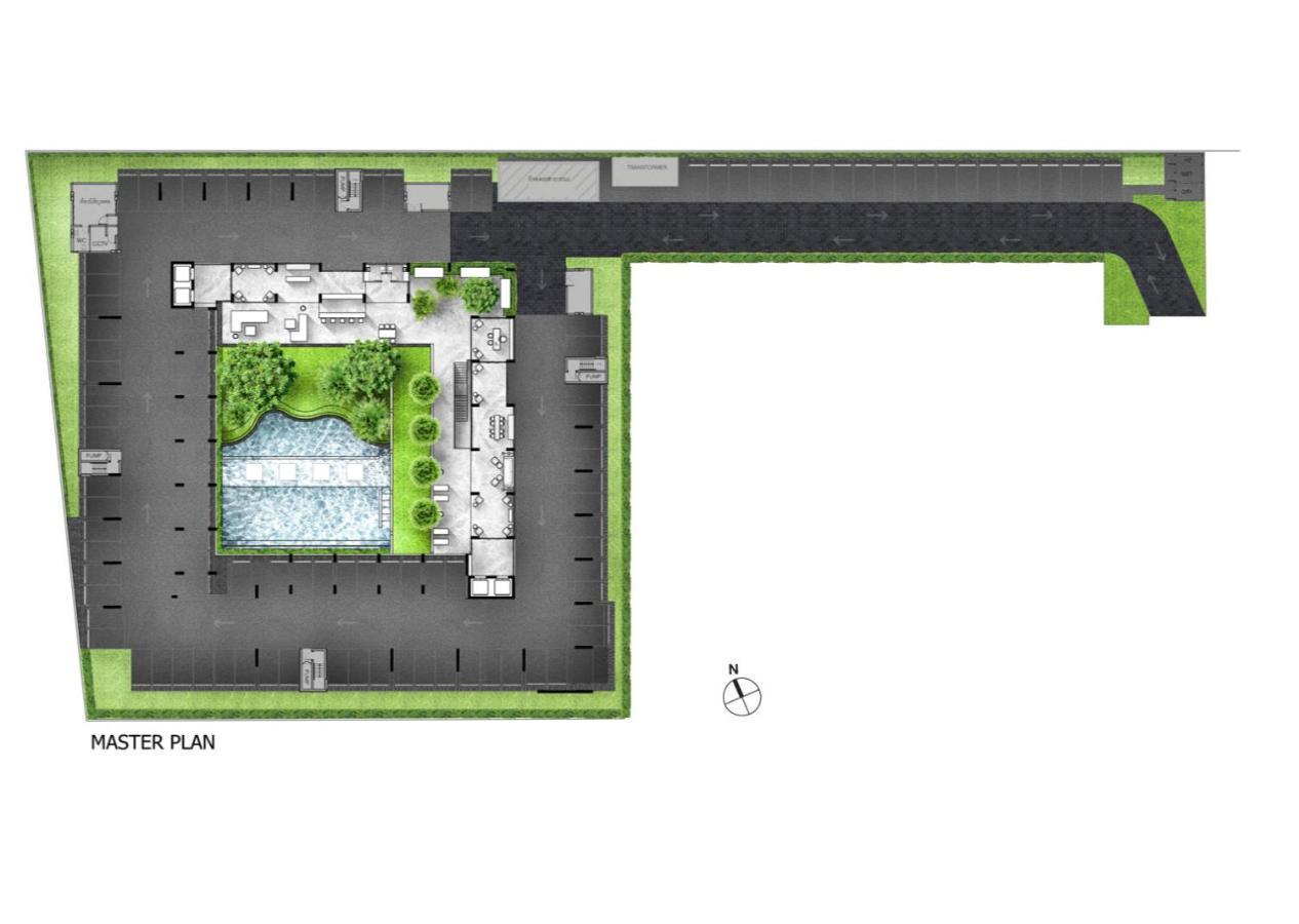 Huahin Dusitd2 Residences, Apartments Near Beach Bagian luar foto